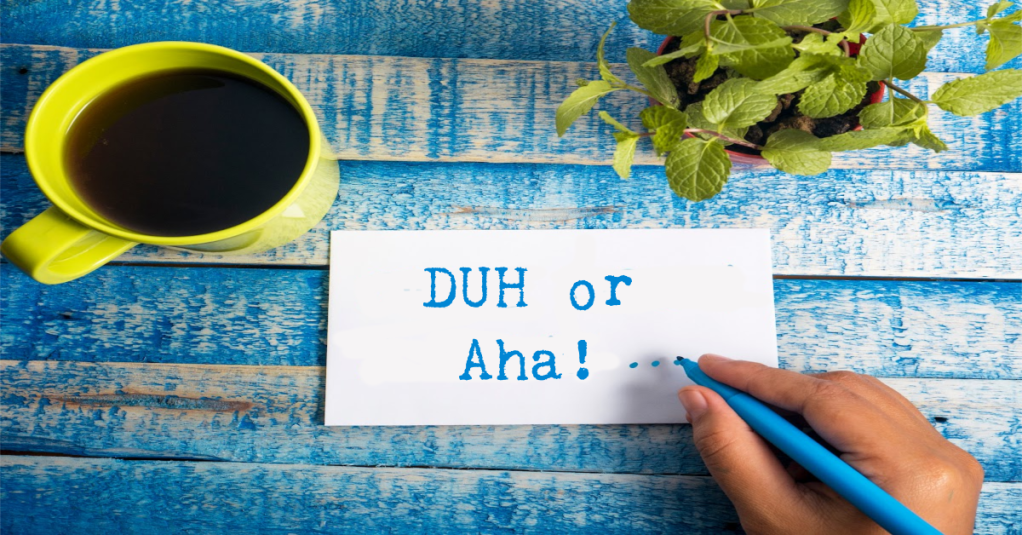 Aha! Moments